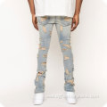 Style Washed Skinny Jeans Vintage Jeans Men